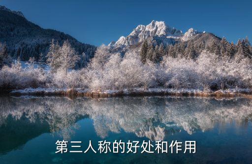 第三人稱的好處和作用