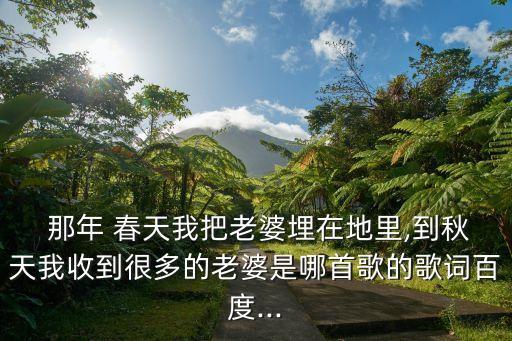 那年春天,第二集:老公和老婆之間的默契