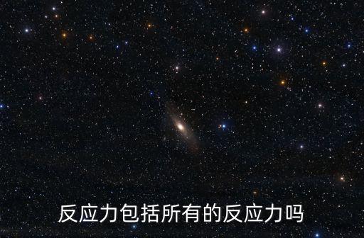 反應力包括所有的反應力嗎