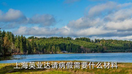 上海市請假須出具，上海英業達請病假需要什么材料