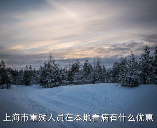 上海市大重病減負，上海市重殘人員在本地看病有什么優(yōu)惠