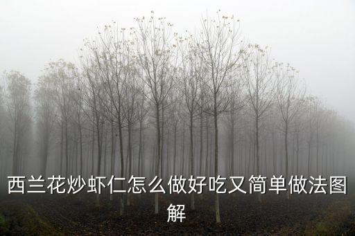 西蘭花炒蝦仁，西蘭花炒蝦仁怎么做