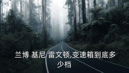  蘭博 基尼 雷文頓,變速箱到底多少檔