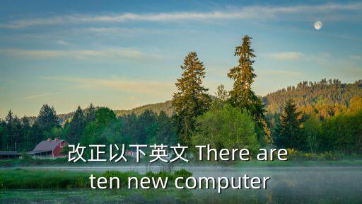 改正以下英文 There are ten new computer