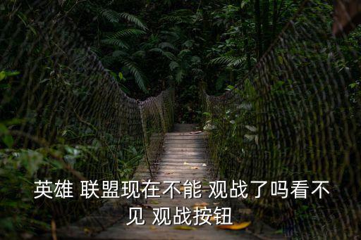 英雄聯(lián)盟不能觀戰(zhàn),英雄聯(lián)盟不能觀戰(zhàn)四大原因造成