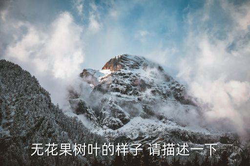 無花果葉子，無花果的葉子是怎么了