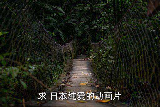 求 日本純愛的動畫片