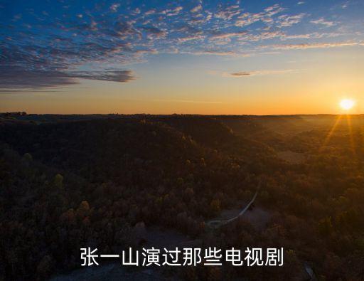 張一山電視劇大全，張一山 最近演過的電視劇