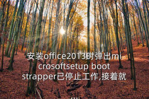 bootstrapper,啟動相關(guān)服務(wù)檢測軟件是否已啟動