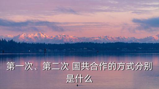 國(guó)共合作,中國(guó)國(guó)民黨第一次全國(guó)代表大會(huì)召開成立國(guó)共合作