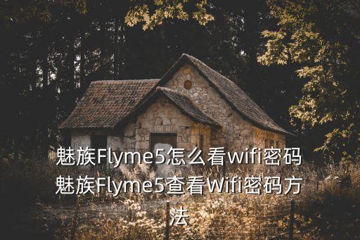 魅族Flyme5怎么看wifi密碼魅族Flyme5查看Wifi密碼方法
