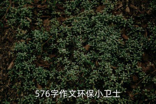 環(huán)保小衛(wèi)士，作文環(huán)保小衛(wèi)士30字