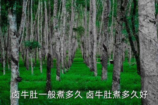 鹵牛肚,秘制牛肚要注意什么?