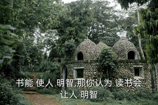 書能 使人 明智,那你認為 讀書會讓人 明智