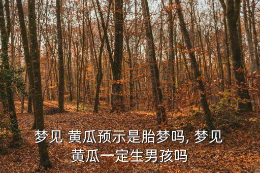  夢見 黃瓜預示是胎夢嗎, 夢見 黃瓜一定生男孩嗎