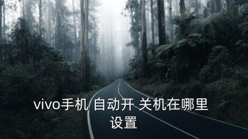 自動開關機在哪里設置