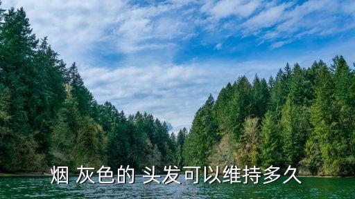 煙灰色頭發(fā),第一次染發(fā)中國人發(fā)色是黑色第二次染色是淡黃色