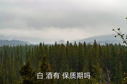 白 酒有 保質期嗎