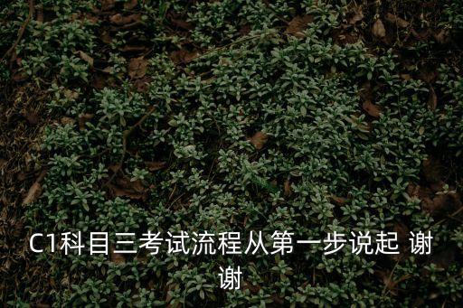 上海市榮安c1科目三教程，C1科目三考試流程從第一步說起 謝謝