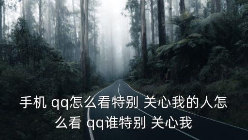 qq特別關心怎么看關心我的人,關心你的朋友!