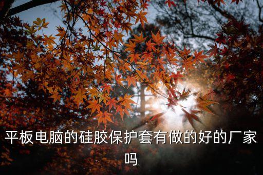 平板電腦的硅膠保護(hù)套有做的好的廠家嗎