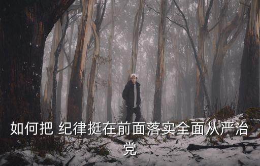 把紀律挺在前面,紀律規定嚴格執行嚴格遵守紀律到位