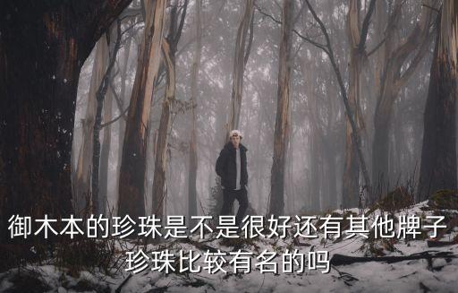 御木本的珍珠是不是很好還有其他牌子珍珠比較有名的嗎