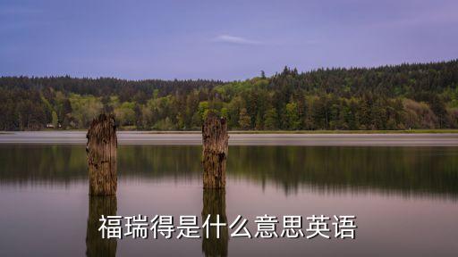 福瑞得是什么意思英語