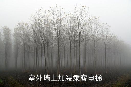 室外墻上加裝乘客電梯