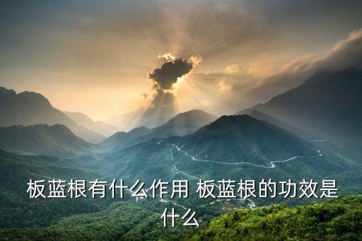 板藍根,關(guān)于板藍根你必須知道的事
