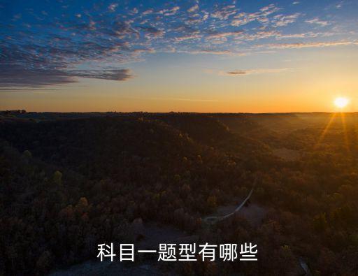 科目一題型，科一考什么類型的題啊