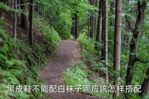 皮鞋白襪，黑皮鞋不能配白襪子哪應該怎樣搭配