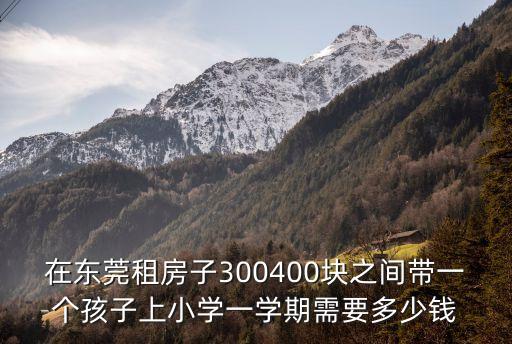 東莞大朗巷頭小學2019秋季收費標準，東莞公辦小學一個月多少錢