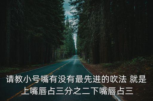 小號練嘴勁方法，請教小號嘴有沒有最先進的吹法 就是 上嘴唇占三分之二下嘴唇占三