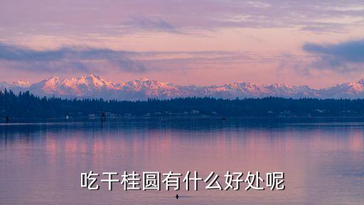 干桂圓，干的龍眼為什么說是桂圓