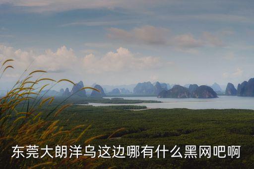 東莞黑網(wǎng)吧怎么找，東莞大朗洋烏這邊哪有什么黑網(wǎng)吧啊