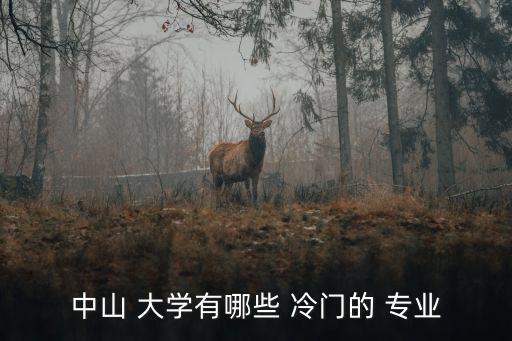 大學冷門專業(yè),北京中山大學冷門專業(yè)有水文水資源項目