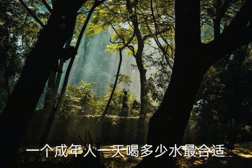 一個(gè)成年人一天喝多少水最合適