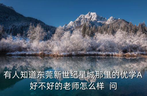 東莞優學A 知乎，東莞東城初級那里有一家優學A今天搞免費班好不好的