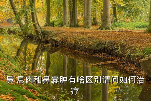 鼻 息肉和鼻囊腫有啥區別請問如何治療