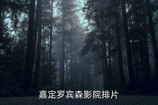 嘉定羅賓森影院排片
