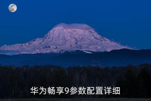 華為暢享9參數配置詳細