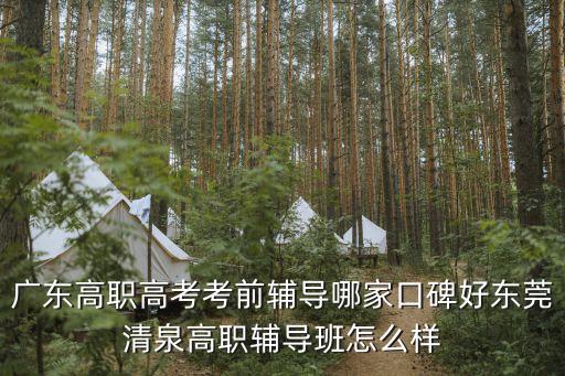 東莞清泉高職高考輔導(dǎo)班，廣東省高職高考在哪考東莞清泉高職高考輔導(dǎo)班怎么樣