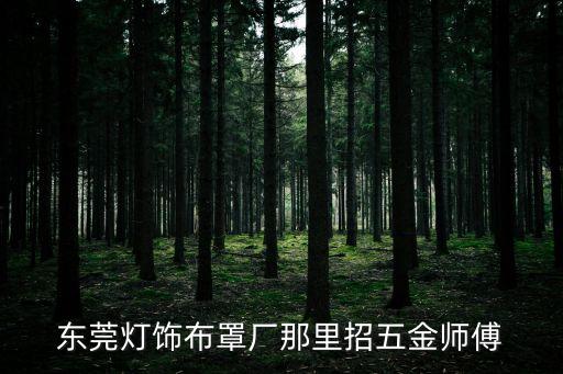 東莞雅魯五金廠招聘，東莞五金有限公司有沒有招工