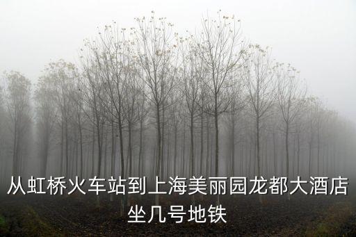 從虹橋火車站到上海美麗園龍都大酒店坐幾號地鐵