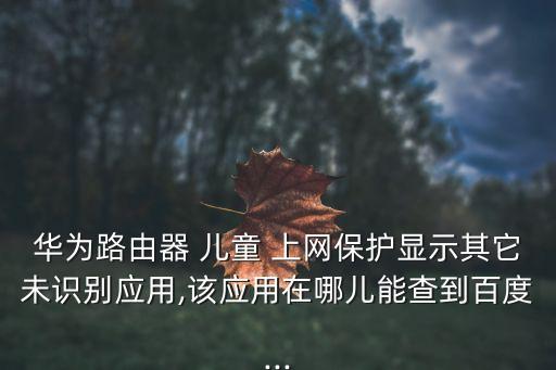 兒童上網,兒童上網保護沒開啟成功可能是因為家長在旁邊
