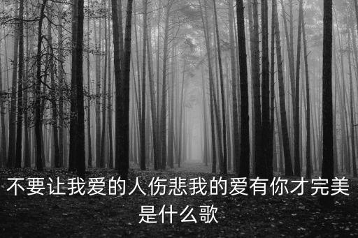 愛有你才完美，愛要有你才完美英文怎么翻譯