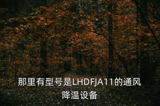 那里有型號是LHDFJA11的通風降溫設備