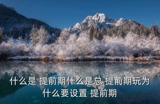 提前期,產品在某一工藝階段投入提前應高于其生產提前周期