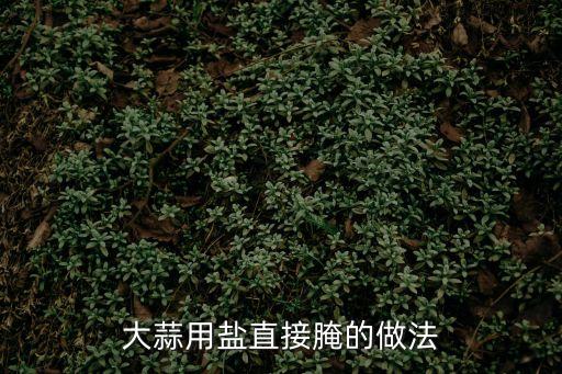 腌蒜的做法,在家腌制大蒜的方法1.5步驟!